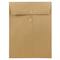 JAM Paper 9" x 12" Brown Kraft Booklet Envelopes with Button & String Closure, 25ct.